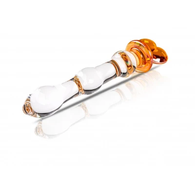 Sensual Dildo skleněné cm zlatá G zl Priceorcan cz