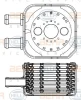 OLEJOVY CHLADIC AUDI A4,VW GOLF III,PASSAT 8MO376701-474