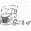stupačka L IVECO S-Way (pro lak) SWY/241