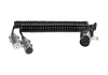 adaptér 15/2x7 el.kabel EURO, kovové koncovky, zapojeno 13 žil D16136