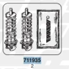 OPS samostavu IVECO pruž.díl 2ks pružina 1ks tuk 711935