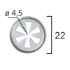 příchytka čalounění MAN L/M2000 (v balení 10ks) C70153