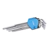 klíče TORX Crv, sada 9 ks, delší XT0815