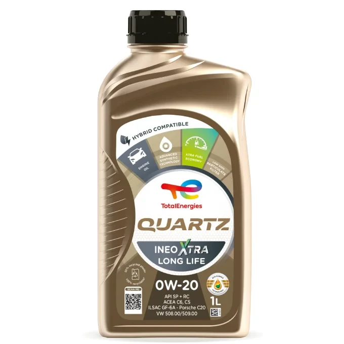 olej motorový 0W20, QUARTZ INEO XTRA LONG (pro vozy AUDI, SEAT, ŠKODA, VW) - 1L 226005