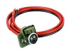 zásuvka kovová kabelu NATO, 24V, 2-pólová + kabel 2m 726141