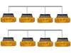 sada poziček LED oranž., propoj. kabel 4M, mezi lampy 3,5M, ADR 00090155008