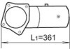 trubka výfuku DAF 21696
