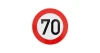 samolepka - rychlost 70 - průměr 200mm 999999990070