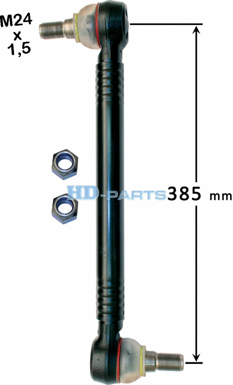 vzpěra stabilizátoru zadní VOLVO - 385mm, M24x1,5 112532