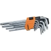 klíče TORX Crv, sada 9 ks, delší (zrušeno, náhrada XT0815) P16615