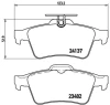 desky brzdové FORD, MAZDA, OPEL, VOLVO P59042