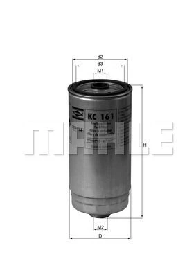 filtr paliva RVI Mascott KC161