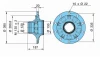 náboj kola BPW HS,SK,SH 9010 ECO-P3 holý (M135x2) 03.272.43.42.0