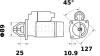 startér RVI Manager, Midliner, 24V/4kW, 10 zubů MS443