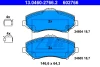 desky brzdové FIAT, Chrysler, pn 13.0460-2766.2