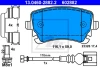 desky brzdové VW, zn 13.0460-2882.2