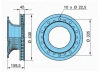 kotouč brzdový BPW 4345/10 ECO-P, TSB4309/10 ECO-P3 03.088.35.12.7