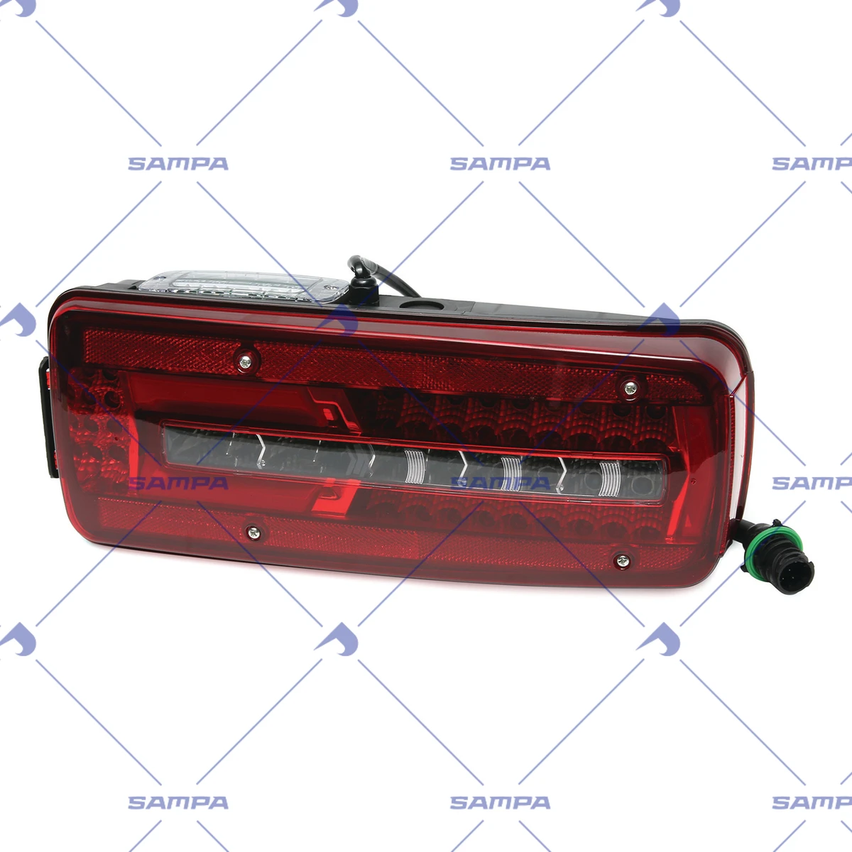 světlo koncové L LED MAN TGL, TGM, TGX, osv.SPZ s kabelem 023.478