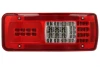 světlo koncové IVECO, L, LC11 LED, s osvětlením SPZ konek.ze zadu 160140