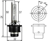 XENON VYBOJKA D2S 35 W 12/24V 8GS007949-261