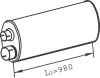 tlumič výfuku MAN L,M2000, EURO 2 47301