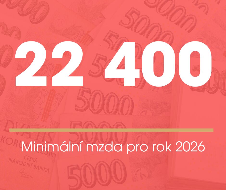 Minimální mzda pro rok 2026