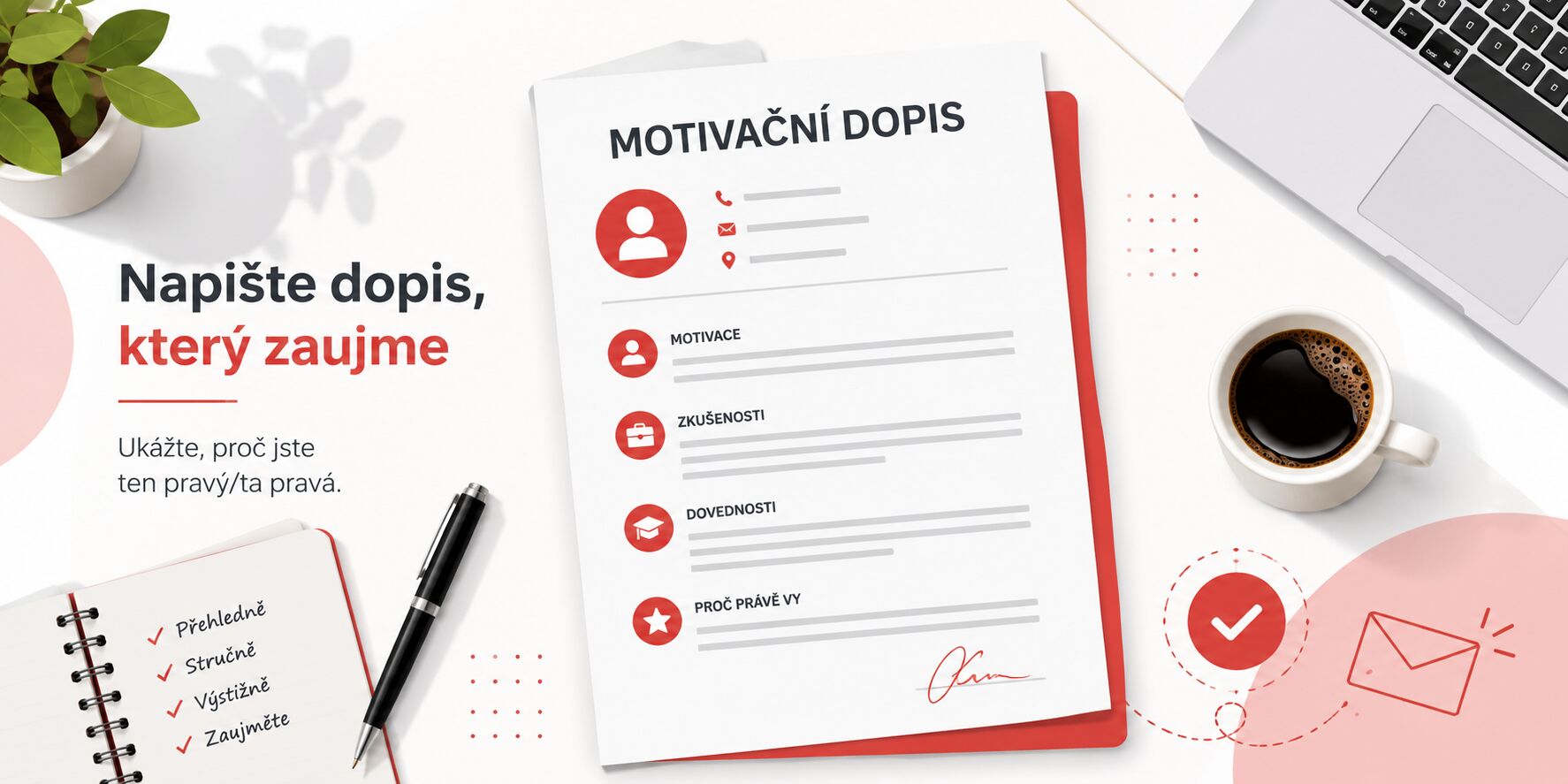 Jak napsat motivační dopis
