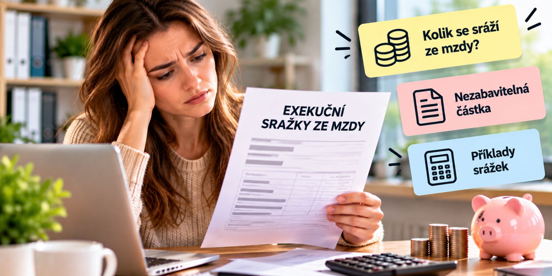Exekuční srážky ze mzdy v roce 2026