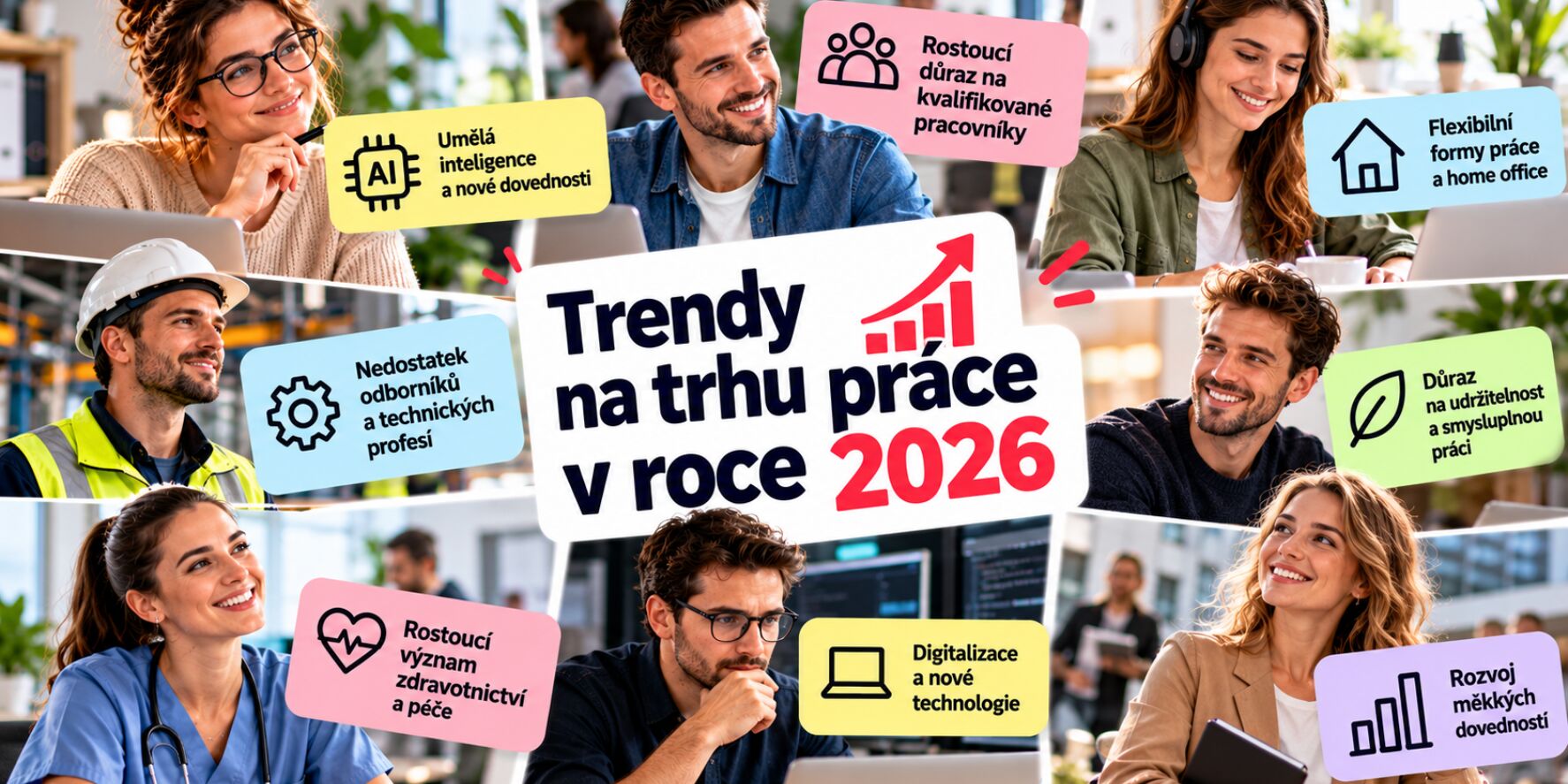 Trendy na trhu práce v roce 2026
