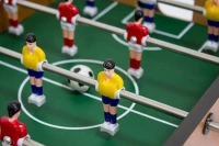 MAX Mini stolní fotbal fotbálek 51 x 31 x 8 cm světlý