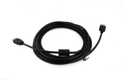 ISO Premium USB kabel prodlužovací A-A, 2xstíněný 5m, černý