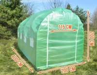 Malatec 1686 Obloukový fóliovník 4 m x 2 m x 2 m