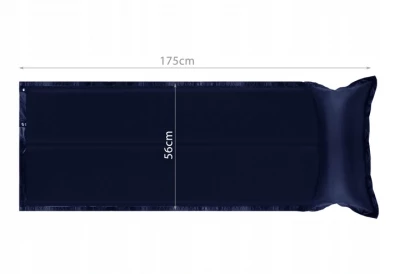 ISO 1953 Samonafukovací matrace 200 x 65 x 3 cm modrá