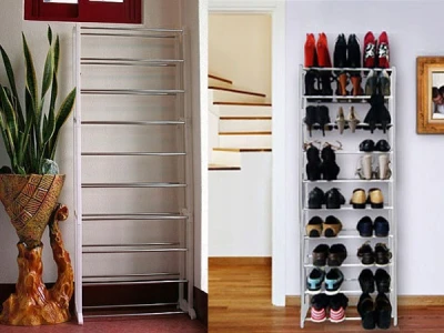 Verk Skládací botník Amazing Shoe Rack 30 párů černá