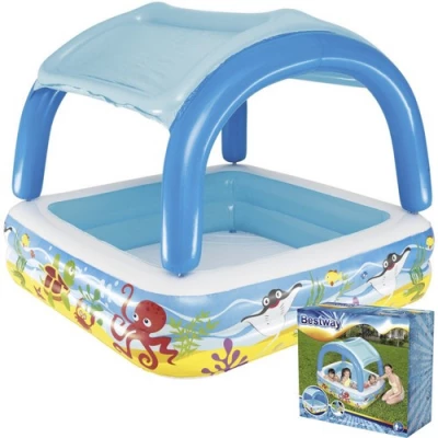 BESTWAY 52192 Bazén se stříškou 147x147x122 cm