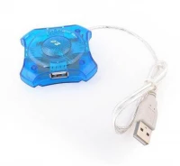 ISO 4-PORTOVÝ HUB High Speed USB 2.0 III