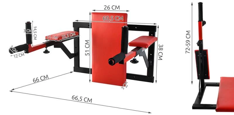 ZIDER DB-001 Nástěnná bradla