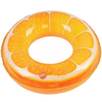 KIK KX7564 Kruh na plavání pomeranč 90 cm 