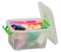 KIK KX7569 Magická pěnová plastelína 24x10g sada box