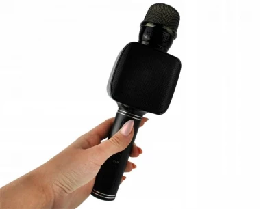 ISO 5864 Karaoke bluetooth mikrofon černý