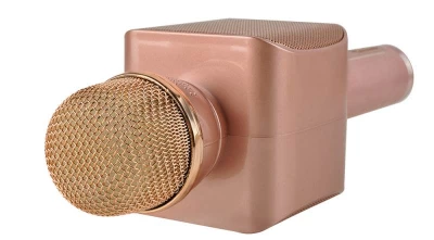 ISO 5863 Karaoke bluetooth mikrofon růžová