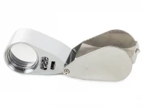 Verk 09109 Skládací lupa 40x + LED UV