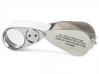 Verk 09109 Skládací lupa 40x + LED UV