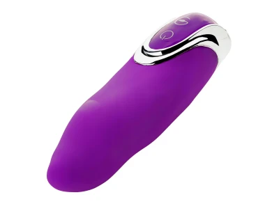 Sensual W66 Mini vibrátor 12 cm, 7 vibračních režimů, fialový