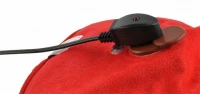 ISO 5329 Ohřívač rukou 500W sova 26.5 x 19 cm červená