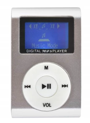 ISO 6610 MP3 MINI přehrávač - stříbrná