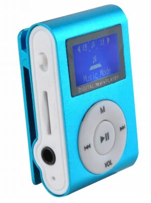 ISO 6612 MP3 MINI přehrávač - modrá