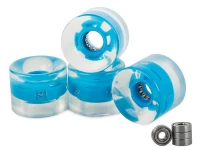 Verk 18131 Svítící kolečko penny board ABEC 7 60x45 mm 1ks modrá