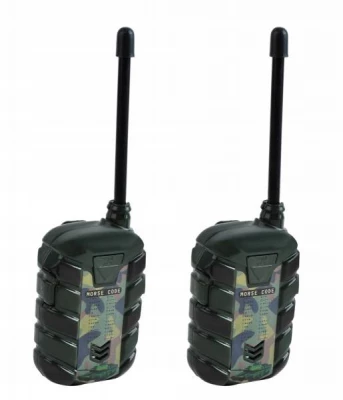 ISO 6499 Vysílačky walkie-talkie plast na baterie 3ks