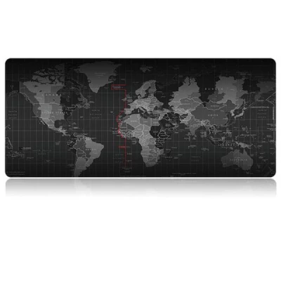 KIK Podložka pod myš XL mapa světa 30x80cm